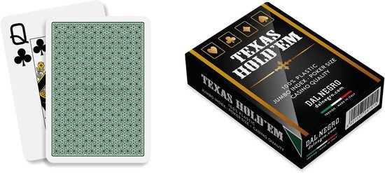 Professionele Poker Speelkaarten - Waterdicht, PVC, Jumbo Index, Merkloos