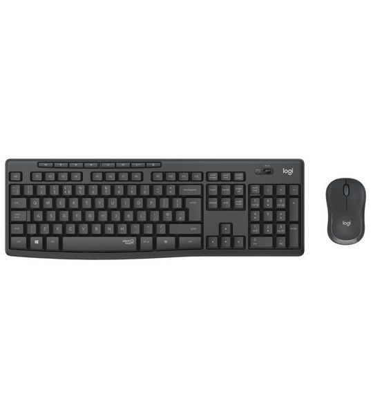 Logitech MK295 Silent Draadloze Toetsenbord en Muis Zwart QWERTY