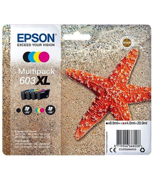 Epson Multipack 4-colours 603XL Zeester Inkt
