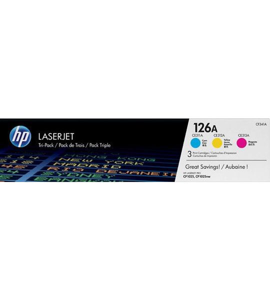HP 126A Toners Combo Pack