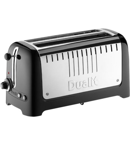 Dualit Lite Gloss 2 Slot Long Zwart