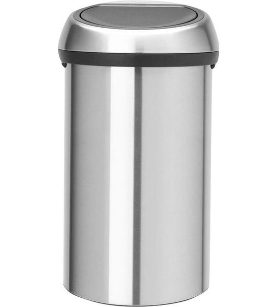 Brabantia Touch Bin 60 Liter Matt Steel Fingerprint Proof