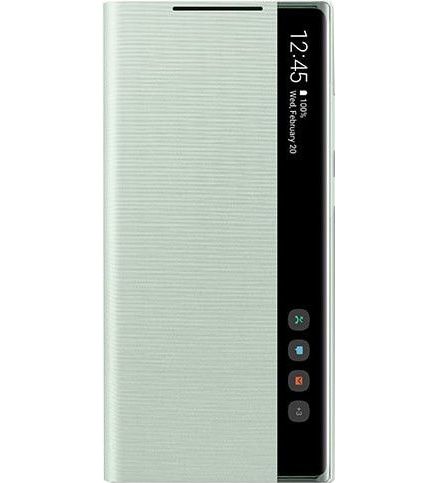 Samsung Galaxy Note 20 Clear View Book Case Groen