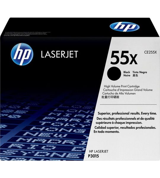 HP 55X Toner Zwart (Hoge Capaciteit)