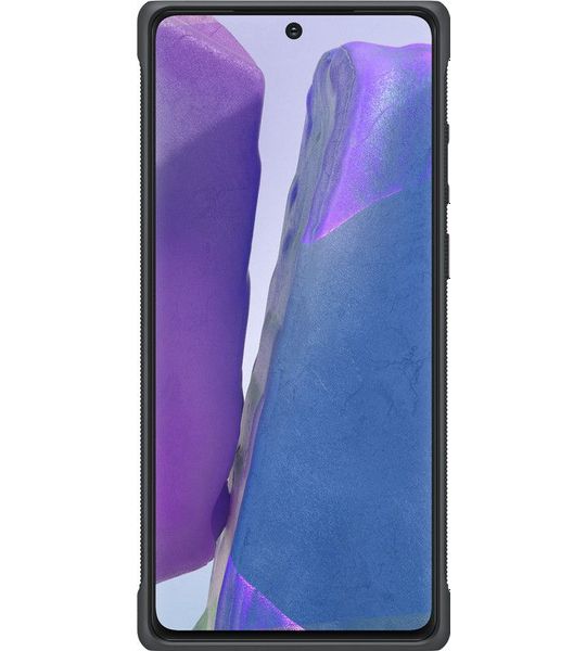 Samsung Galaxy Note 20 Protective Standing Back Cover Zilver