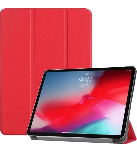 Just in Case Smart Tri-Fold Apple iPad Pro 11 Inch (2018) Book Case Rood