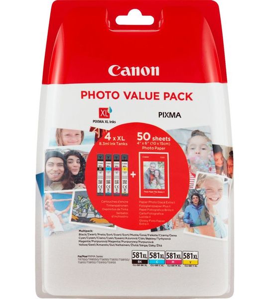 Canon CLI-581XL Value Pack