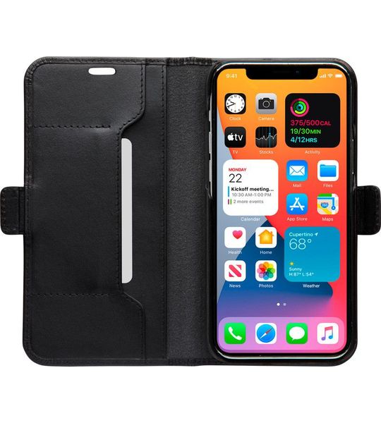 DBramante1928 Copenhagen Slim Apple iPhone 12 Pro Max Book Case Leer Zwart