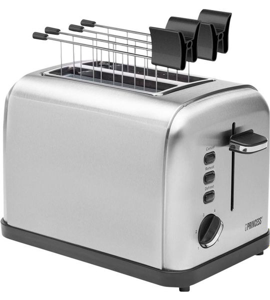 Princess 142354 Toaster Steel 2 Broodrooster