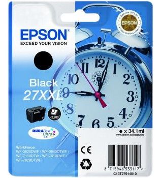 Epson 27XXL Cartridge Zwart