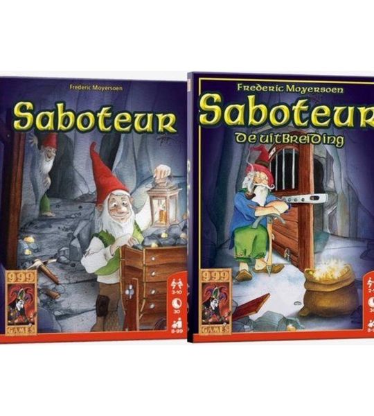 Saboteur + Saboteur De Uitbreiding - 999 Games