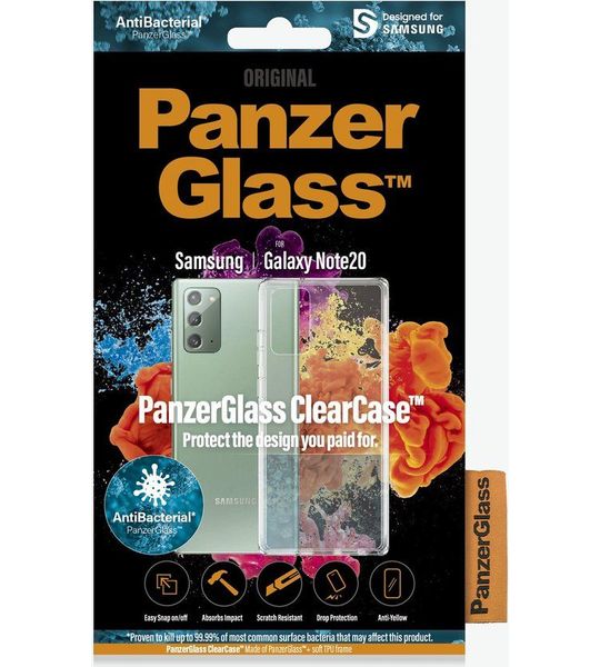 PanzerGlass Antibacteriële ClearCase voor Samsung Galaxy Note20
