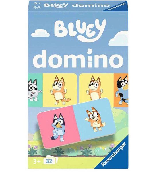 Ravensburger – Bluey Domino – Pocketspel – Vanaf 3 Jaar