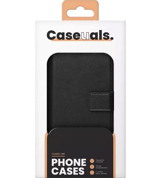 Caseuals Genuine Leather Wallet Bookcase Samsung Galaxy A54 5g - Blauw