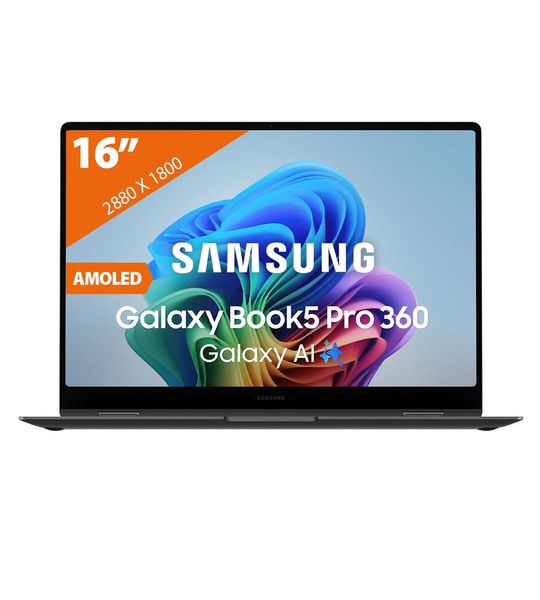 Samsung Galaxy Book5 Pro 360 NB Ultra7-256V 16/512 16 W11H - Laptop