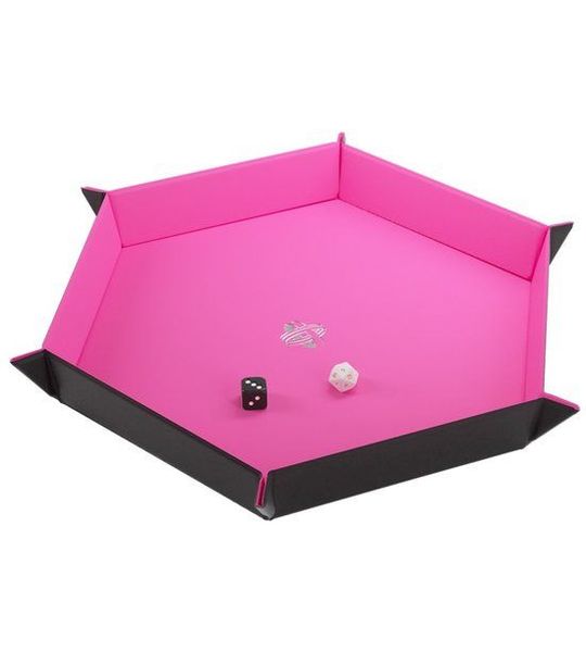 Dice Tray Magnetic Hexagonal: Roze - Accesoires