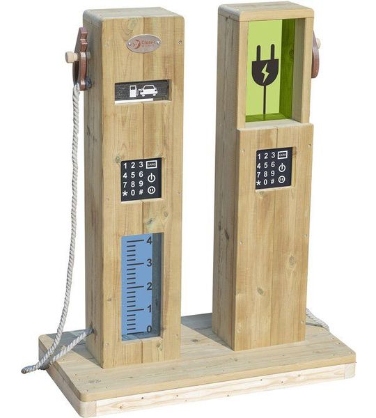 Classic World World Houten Outdoor Speel Tankstation