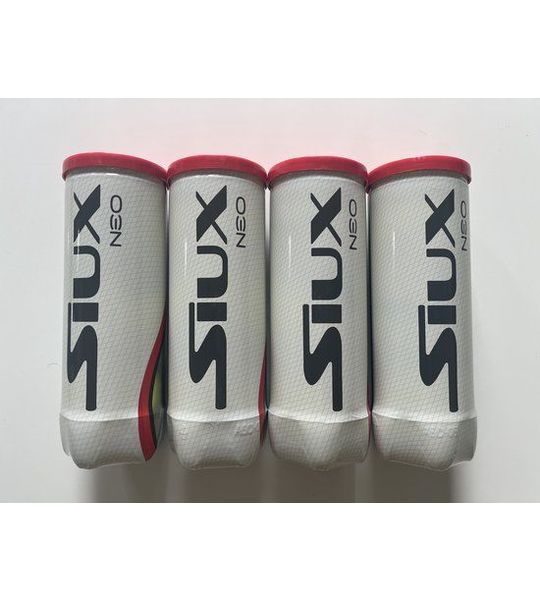 SIUX NEO Padel ballen - 12 ballen ( 4 blikken met 3 ballen)