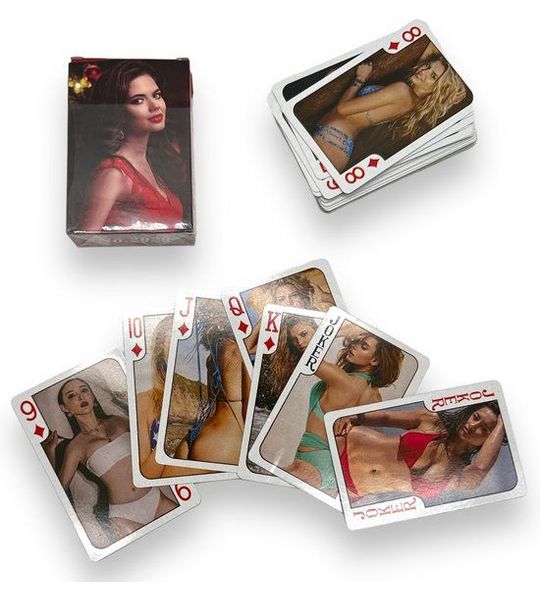 Glamour Modellen Speelkaarten - Compleet Deck met Unieke Afbeeldingen
