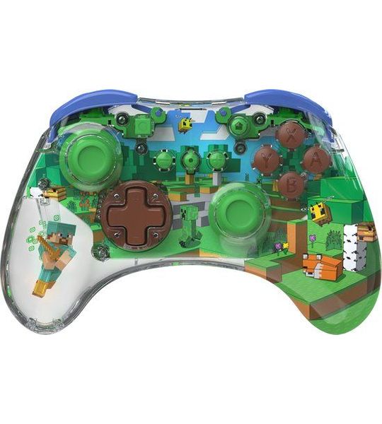 PDP Realmz Draadloze Controller - Minecraft Forest Nintendo Switch