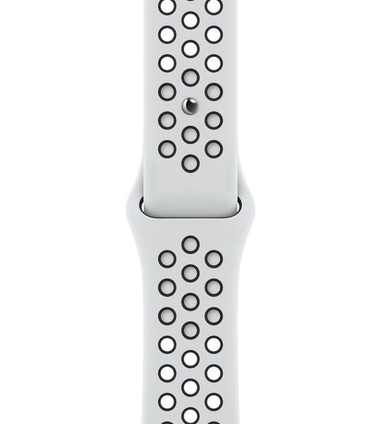 Apple 41 mm Platina/Zwart Nike Sportbandje