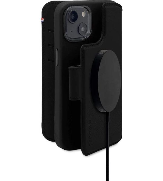 Decoded Iphone 14 Plus Hoesje Wallet Afneembaar Leder Zwart