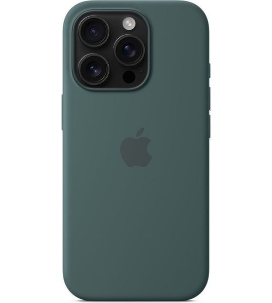 Apple Silicone Magsafe Cover Voor Apple Iphone 16 Pro Lake Green