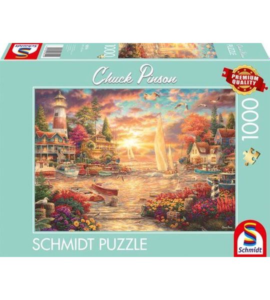 Pinson, Lakeside morning,1000 stukjes - Puzzel