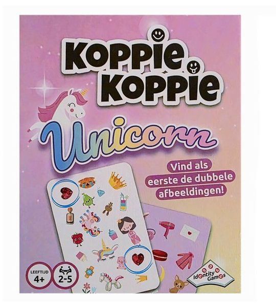 Unicorn Koppie Koppie kaartspel - 10 Minuten spel - Vakantiespel - Vanaf 4 jaar