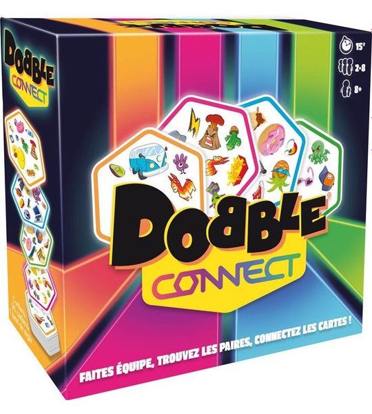 Asmodee Dobble Connect, Kaartspel, Matchen, 8 jaar, 15 min, Familiespel