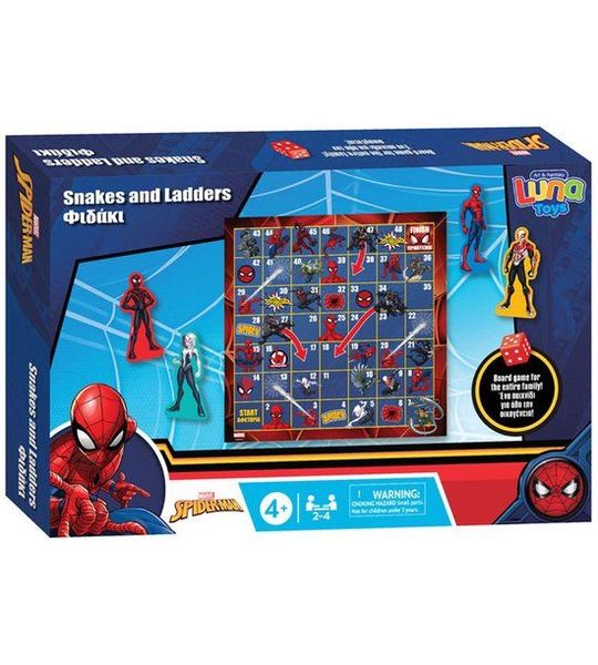 Slangen & Ladderspel Spiderman