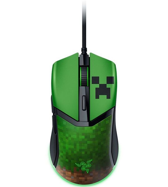 Razer Cobra - Lightweight Wired Gaming Mouse With Razer Chroma Rgb Minecraft Edition