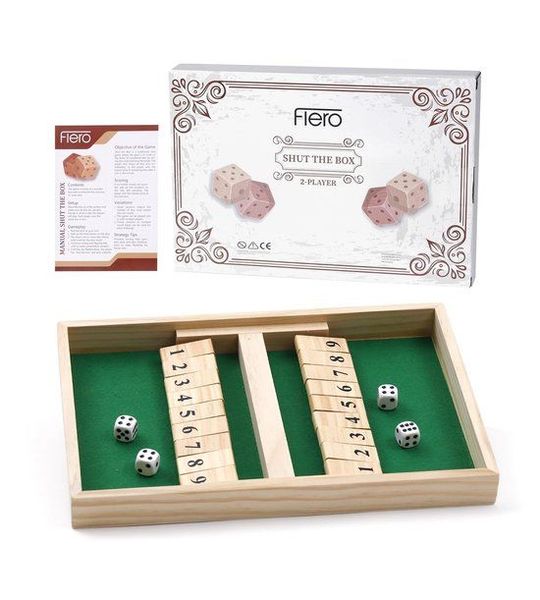 Shut The Box | 2 Spelers | Groen