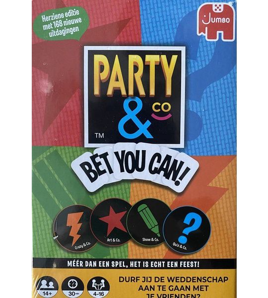 Party & Co Bet You Can! jumbo partyspel