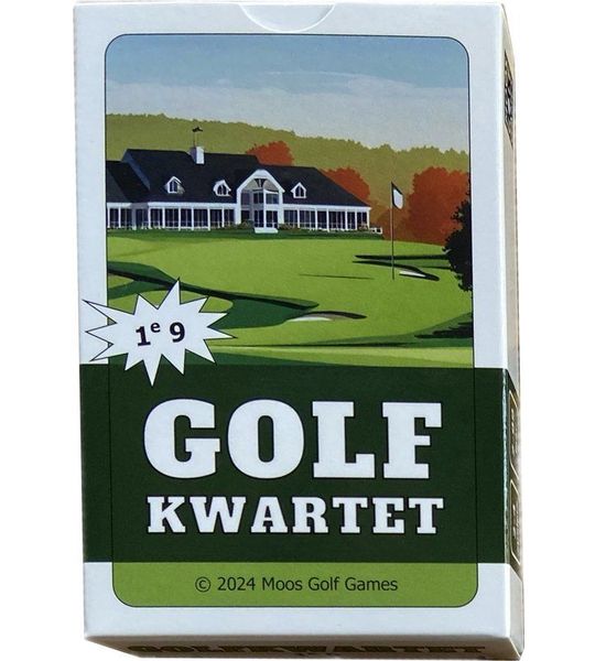 Moos Golf Games - Golfkwartet - 1e 9 (algemene golfkennis)