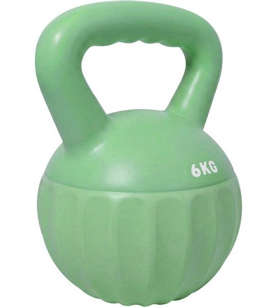 SPORTNOW Kettlebell-Zand-17L x 17B x 23H cm-Groen