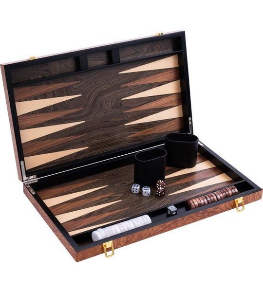 Backgammon 18'' elzenhout