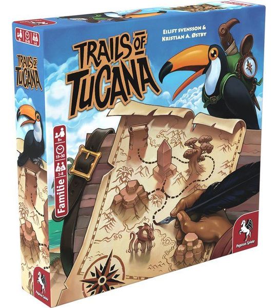 Pegasus Spiele Trails of Tucana - Kaartspel voor 8+ jaar - Reizen/avontuur