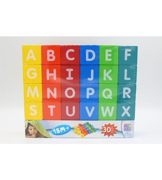 Happy People Houten Blokjes ABC