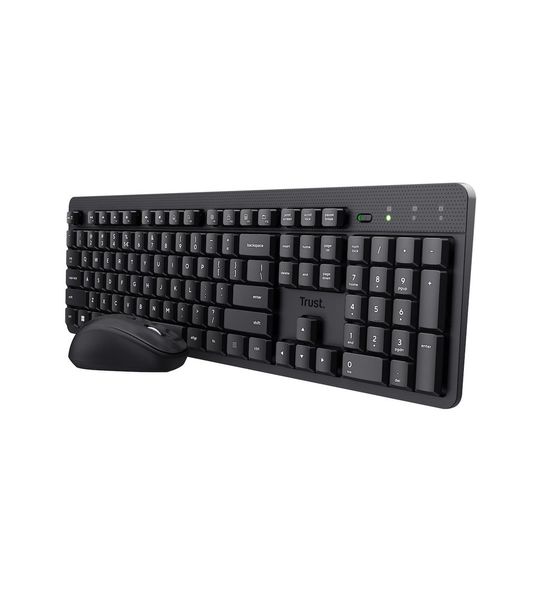Trust ODY II WIRELESS KEYBOARD & MOUSE BE Toetsenbord Zwart