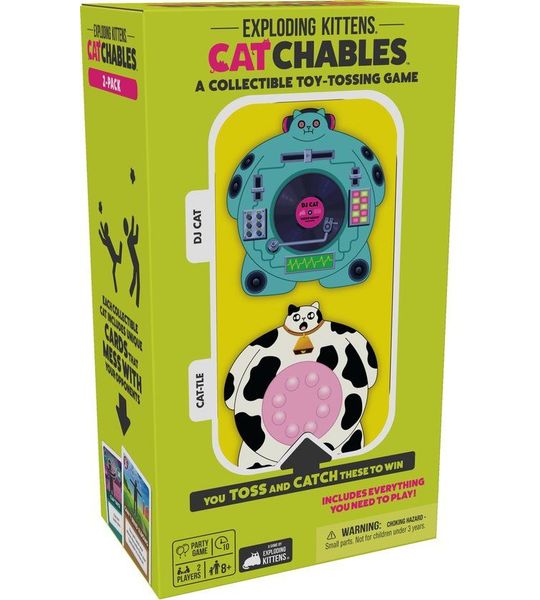 Exploding Kittens - Catchables DJ Kat & Koekat - Uitbreiding - Kaartspel
