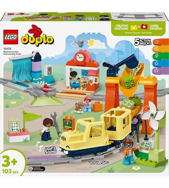 LEGO DUPLO - Stad Grote interactieve buurttrein set - 10428