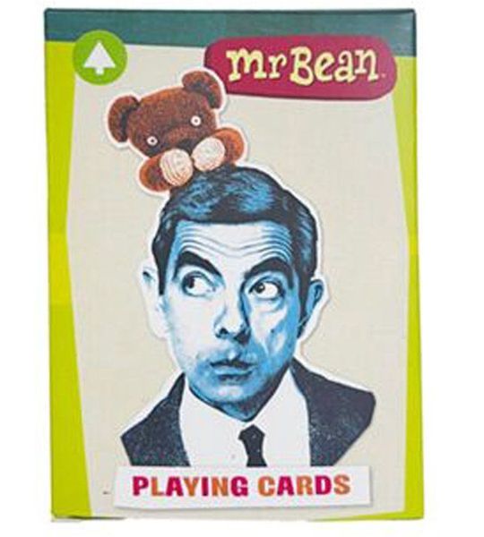 Speelkaarten/Kaartspel - Mr Bean & Teddy Thema - 9x6,5cm