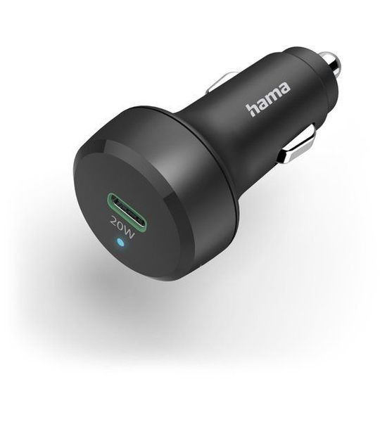 Hama 201637 Autolader Power Delivery/qualcomm 20w Zwart