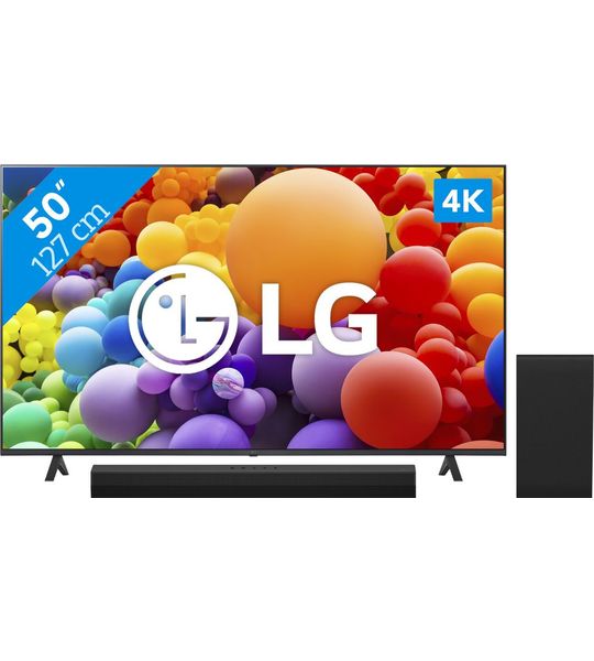 LG 50UR78006LK + Soundbar