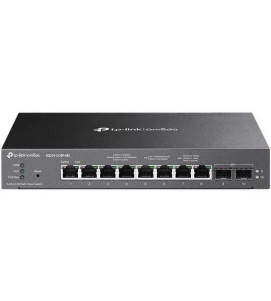 TP-Link SG2210XMP-M2 Switch Zwart
