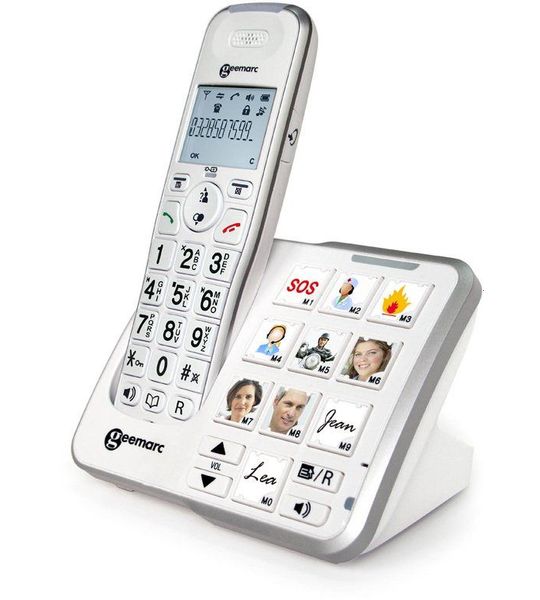 Geemarc Amplidect 295 Photo - Dect Met Grote Knoppen En 10 Foto Geheugentoetsen