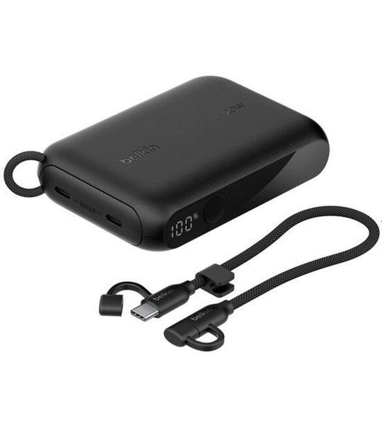 Belkin 10.000mah Pd20w Display Powerbank Zwart