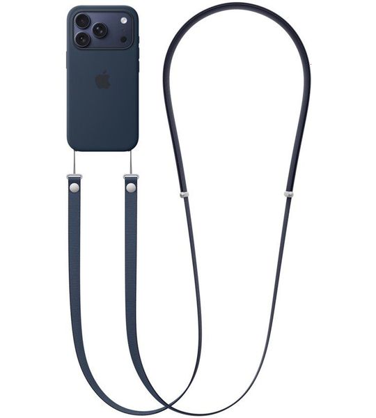 Apple Strap Crossbodykoord Voor Apple Iphone Blauw
