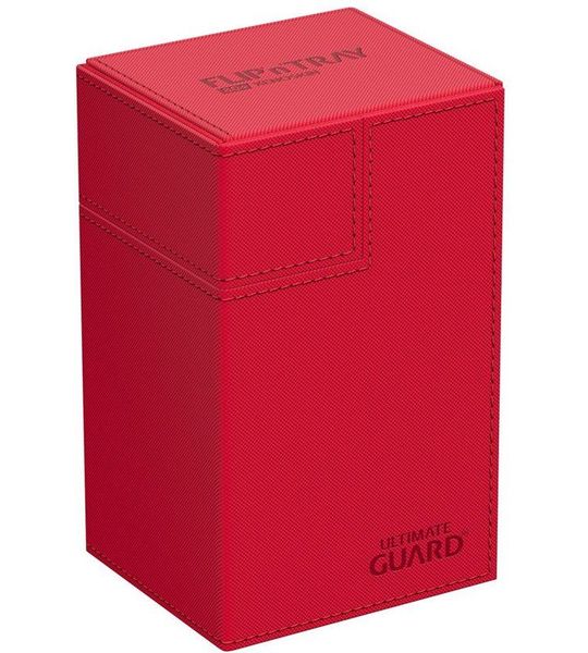 Ultimate Guard Ultimate Guard Flip'n'Tray 80+ Xenoskin - Red Card Boxes